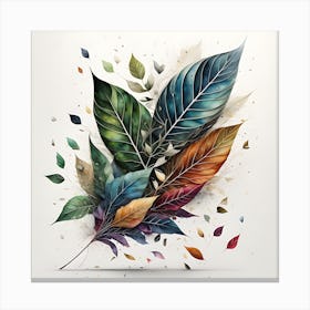 Leafy Elegance Canvas Print