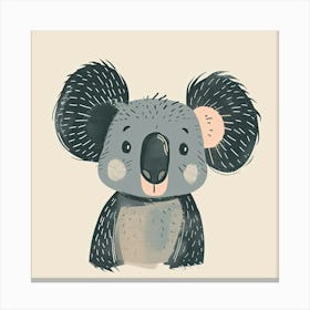 Charming Illustration Koala 2 Canvas Print