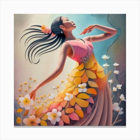 Flower Dancer 1 Canvas Print