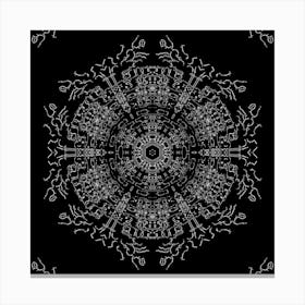 Abstract Mandala Canvas Print