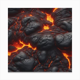 Lava Stock Videos & Royalty-Free Footage Canvas Print