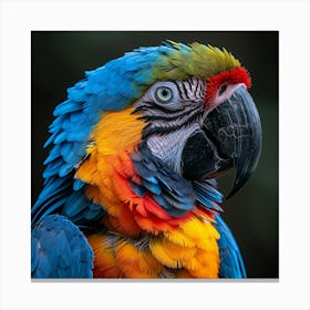 Colorful Parrot 32 Canvas Print