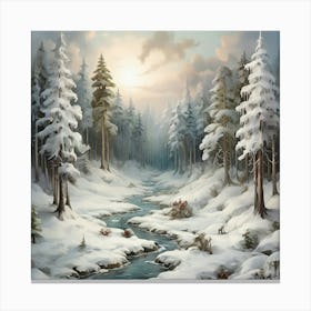 t Winter Forest Art Print 0 Canvas Print