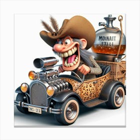 Hillbilly Funny Car 1 Canvas Print