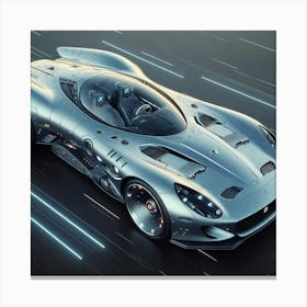 Futuristic Sports Car 2 Canvas Print