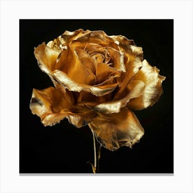 Gold Rose 3 Canvas Print