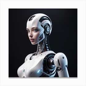 Futuristic Female Robot 13 Canvas Print