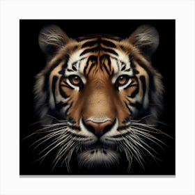 Photorealistic Tiger Canvas Print