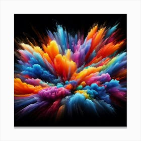 Colorful Explosion 3 Canvas Print