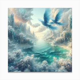 Two Birds In The Sky Canvas Print