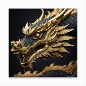 Golden Dragon Canvas Print