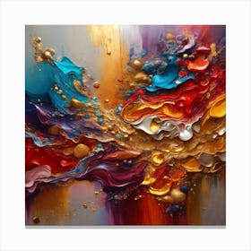 Abstract Painting 1 Canvas Print