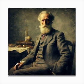 Portrait Of A Man Canvas Print