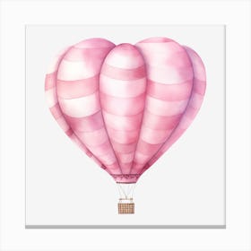 Heart Hot Air Balloon Canvas Print