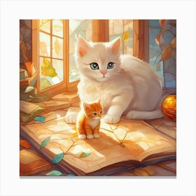 Cute Kittens Canvas Print