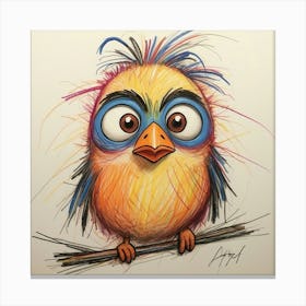 Angry Bird Canvas Print