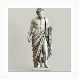Old Greek Statue Canvas Print