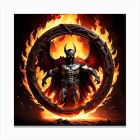 A portal to hell Canvas Print