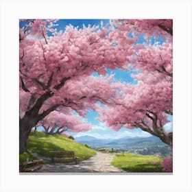 Cherry Blossoms Canvas Print