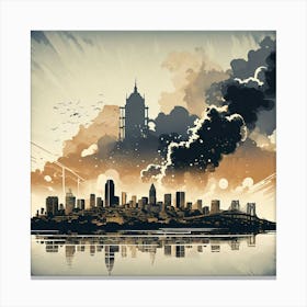 Cityscape 6 Canvas Print