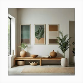 Modern Living Room 39 Canvas Print