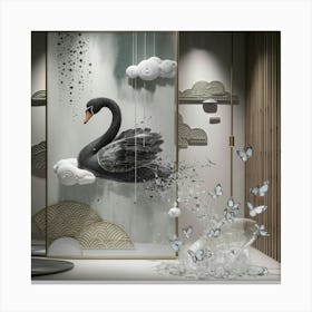 SwanB Canvas Print