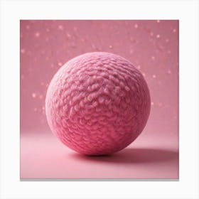 Pink Ball Stock Videos & Royalty-Free Footage Canvas Print