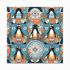 Penguins Canvas Print