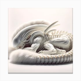 Alien Sleeping 13 Canvas Print