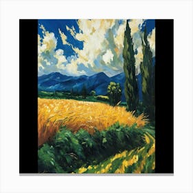 Wheat Field 2 Canvas Print