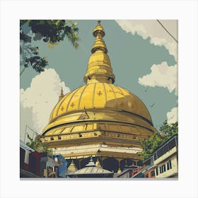 Naypyidaw Canvas Print