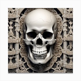 Skull Skull Skull Skull Skull Skull Skull Skull Skull Canvas Print