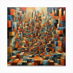 Block Kingdom Canvas Print