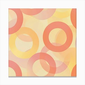 Abstract Circles 1 Canvas Print