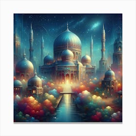 Islamic City Canvas Print