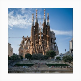 Sagrada Familia Barcelona Canvas Print