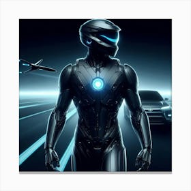 Futuristic Man 222 Canvas Print