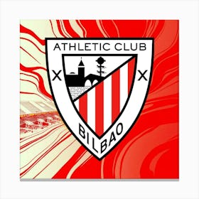 Athletic Club Bilbao Logo Wall Art 18 Canvas Print