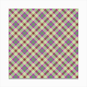 Plaid Fabric 9 Canvas Print