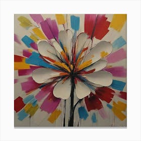 Abstract Flower 1 Canvas Print