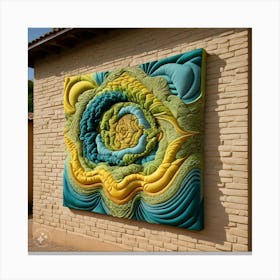 Beautiful craft of wall Canvas Print