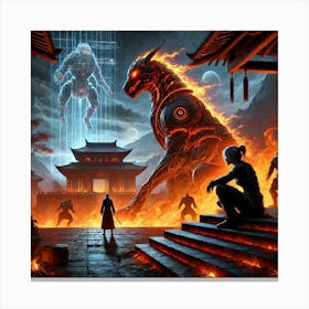 Episode 6 Fires Of Betrayal Title Canvas Print