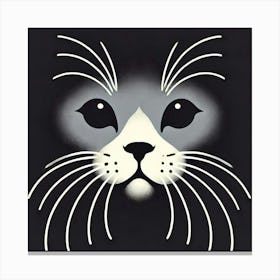 Cat'S Face Canvas Print