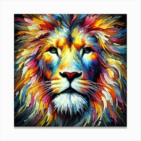 Lion Painting Canvas Print