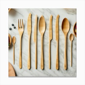 Forks And Spoons 2 Canvas Print