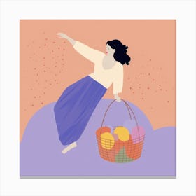 Easter Basket Canvas Print