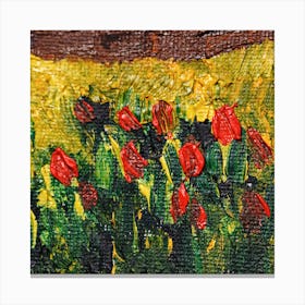 Painting flowers Canvas Print
