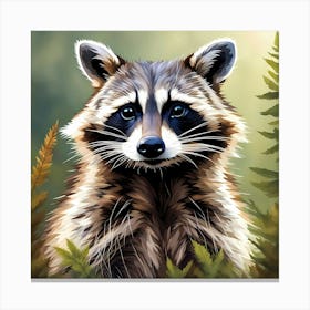 Masked Marauder Canvas Print