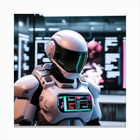 Futuristic Robot 119 Canvas Print