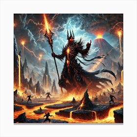 Lord Abyssion Geothermal Command Canvas Print